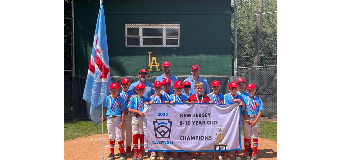 10 Year Old NJ State, Section 3 and District 12 Champions 2023